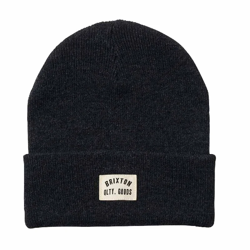 Brixton - Woodburn Watch Cap Beanie Washed Black