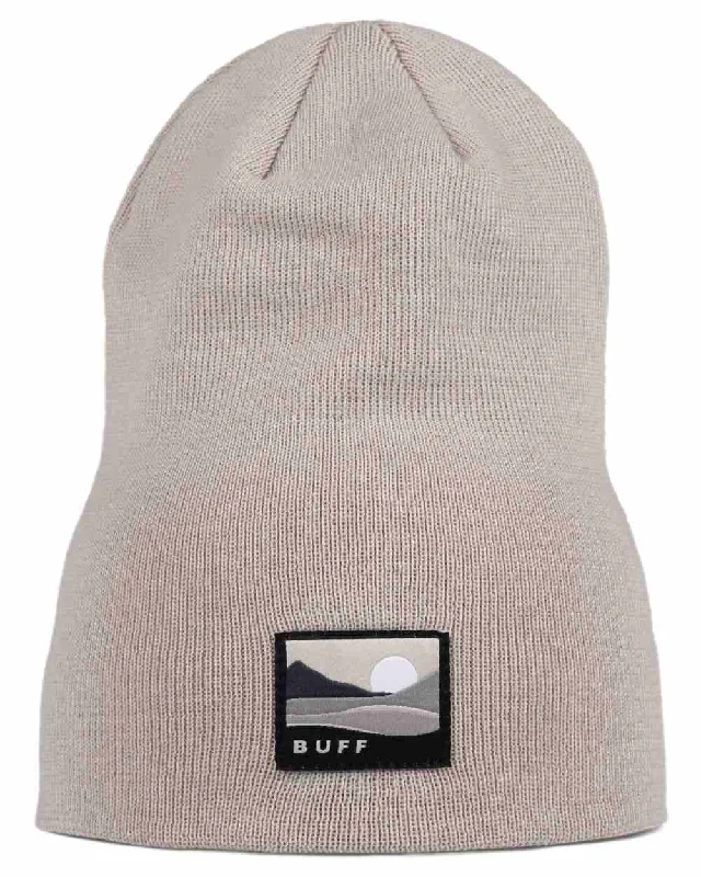 Buff Lilon Knitted Long Beanie