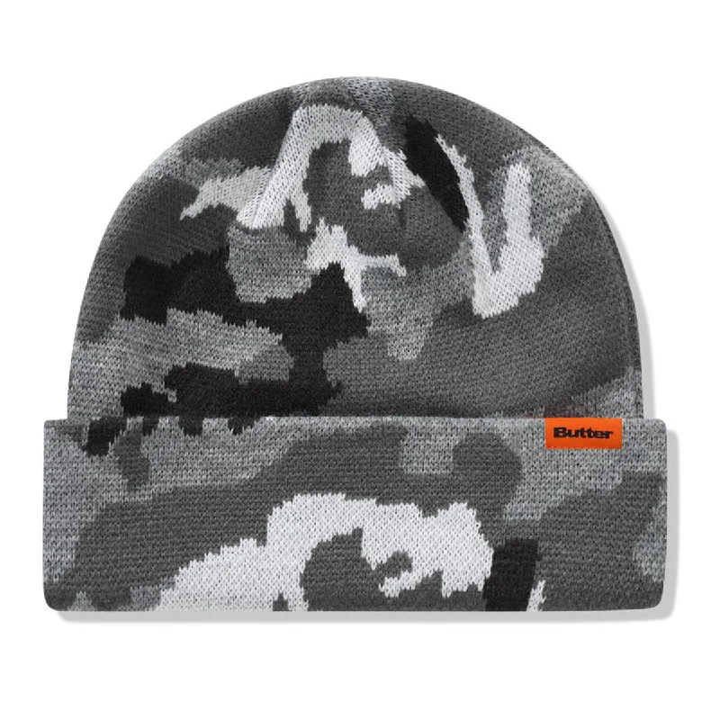 Butter Goods - Camo Cuff Beanie Snow Camo