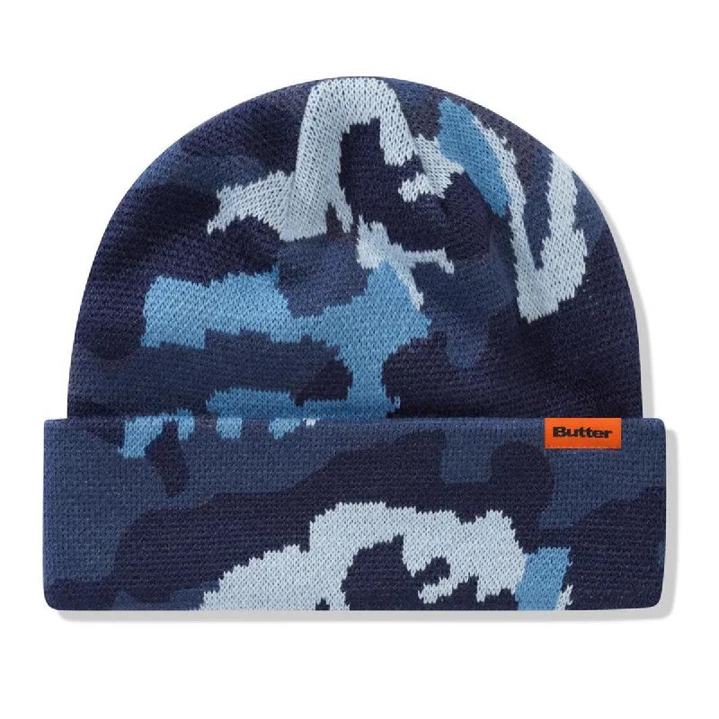 Butter Goods - Camo Cuff Beanie Marine Camo