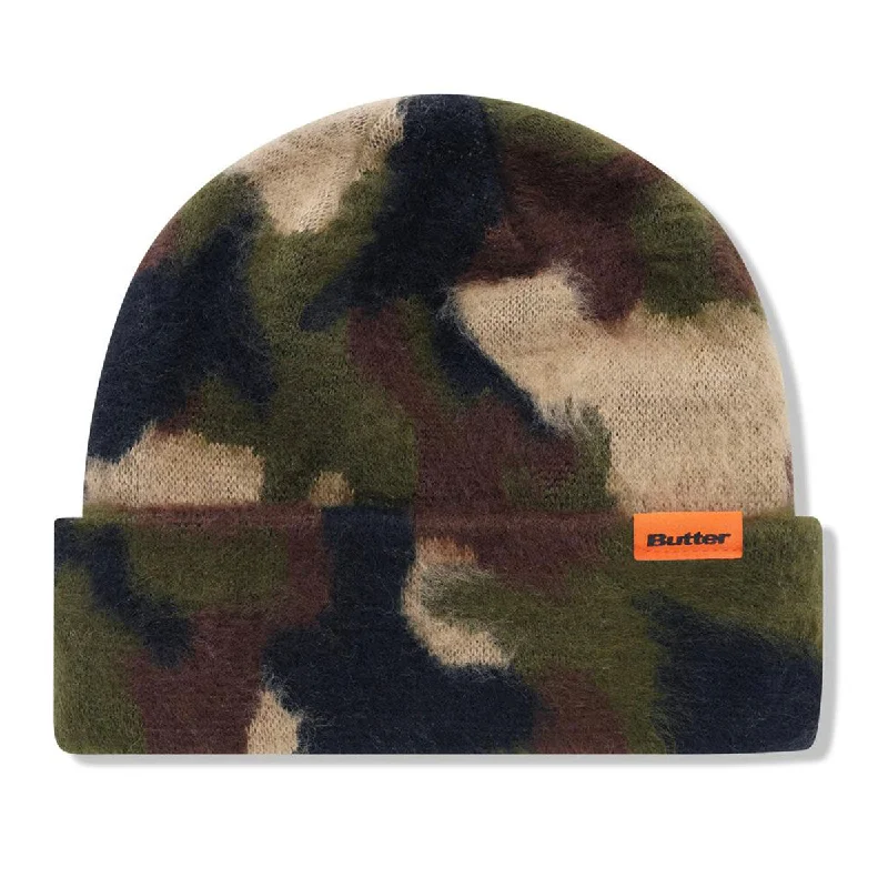 Butter Goods - Mohair Camo Cuff Beanie Fatigue