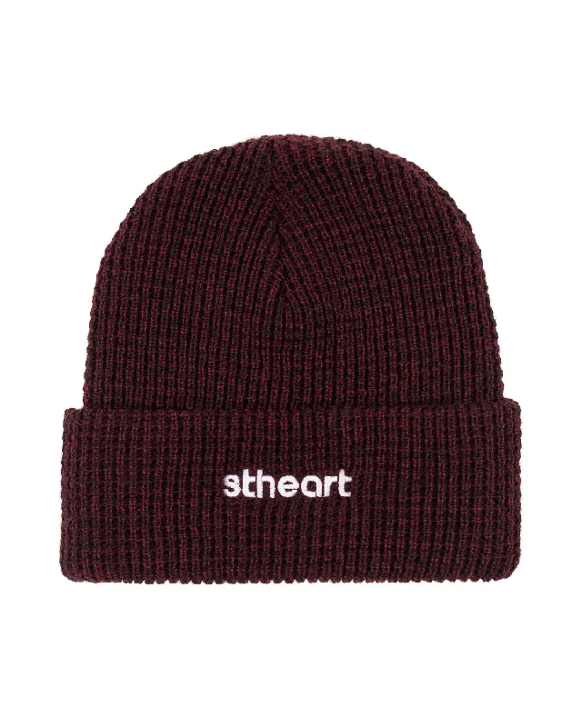 Classic Logo Beanie | Black Cherry