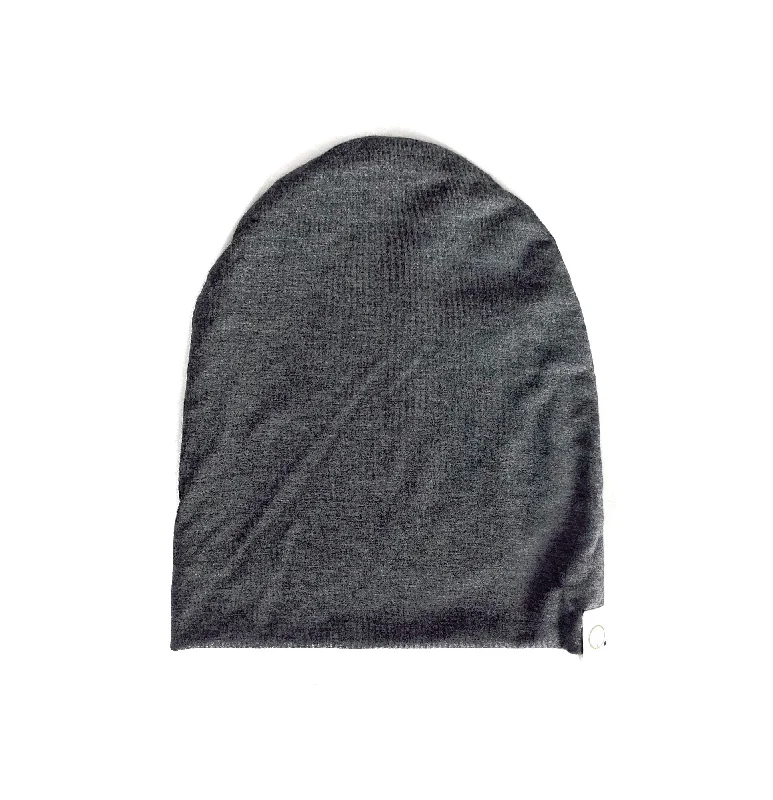 Heather Grey Slouchy Beanie