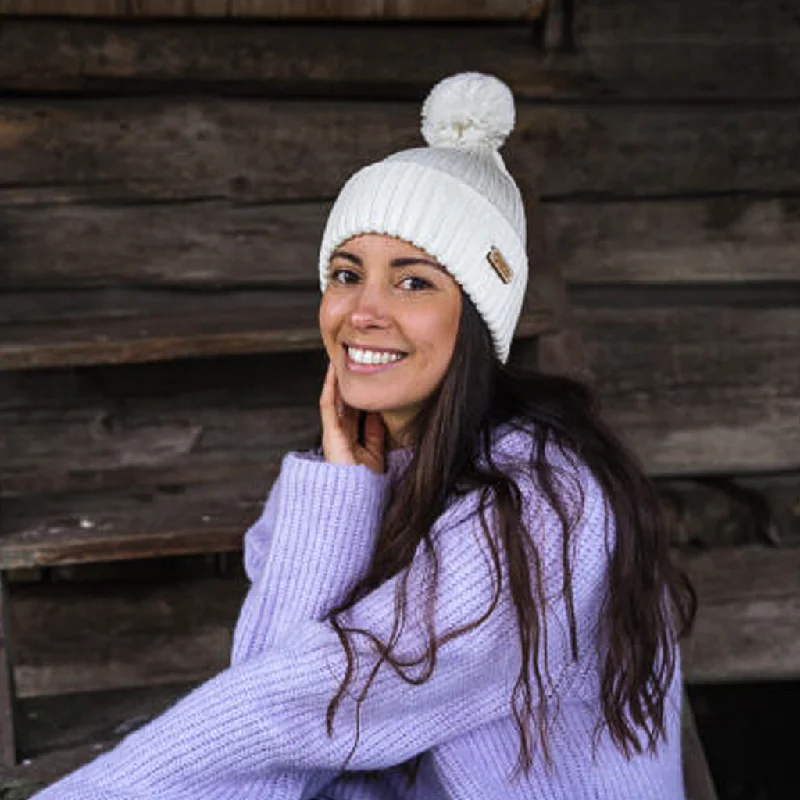 Kide Merino Wool Pompom Beanie