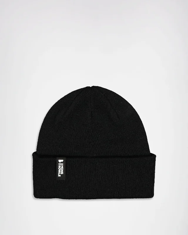 McCloud Merino Beanie - Black