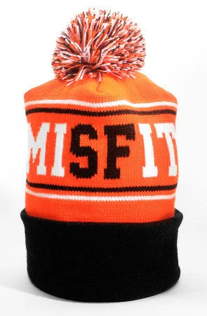 Misfit (Orange/Black Beanie)