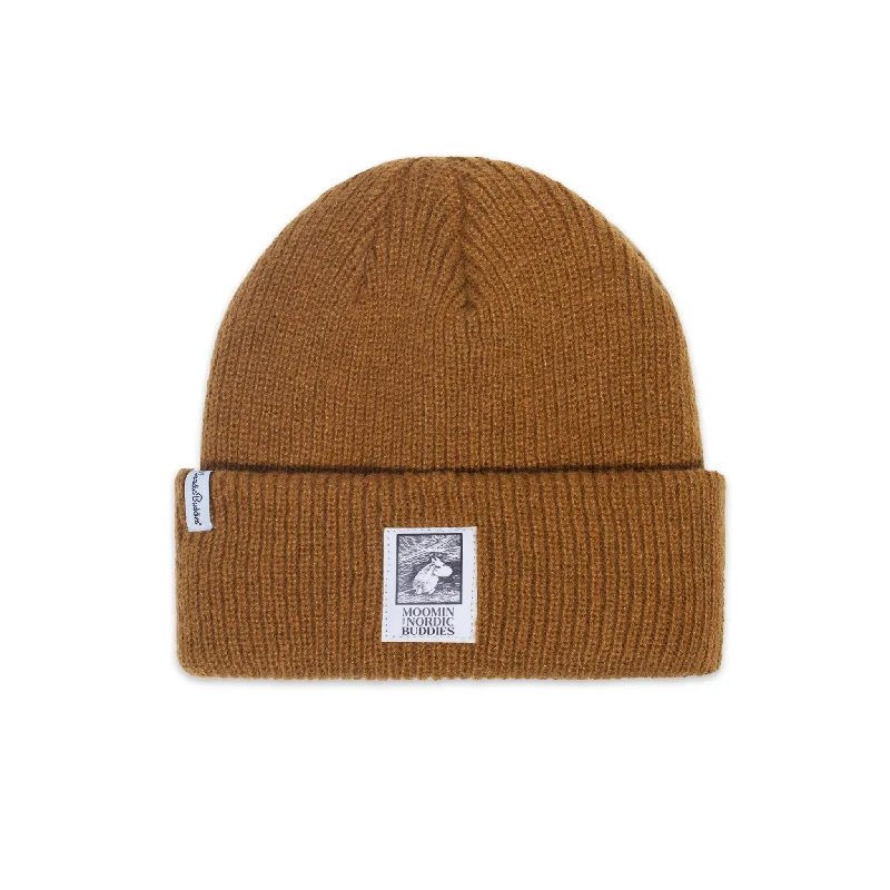 Moomintroll Winter Hat Beanie Adult - Brown