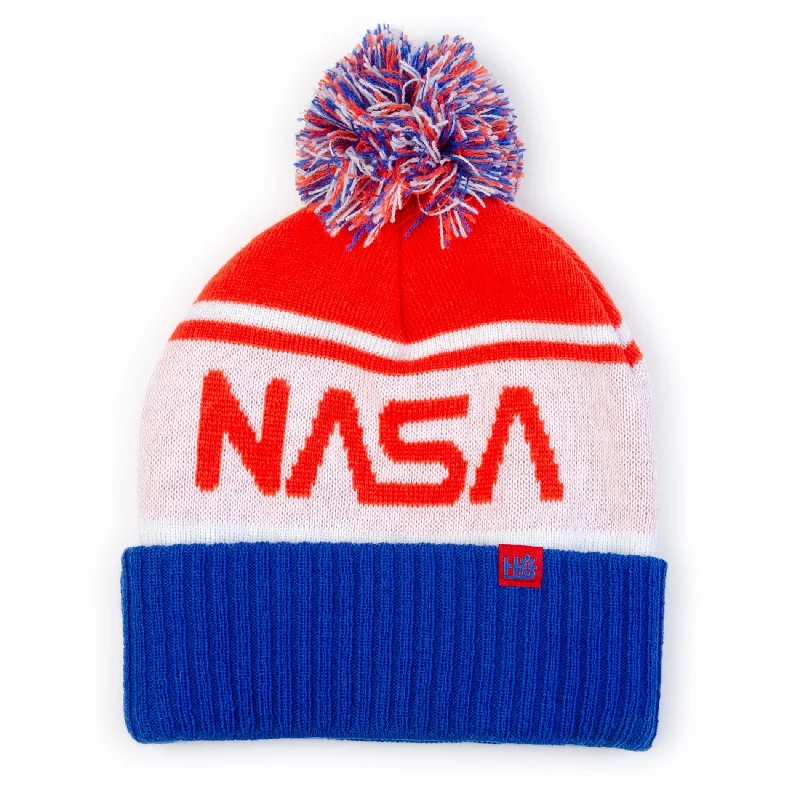 NASA Pom Beanie