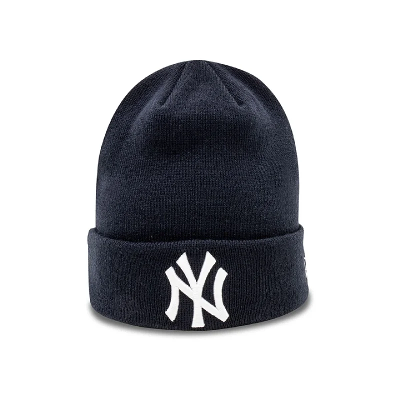 New York Yankees Essential Navy Cuff Beanie Hat