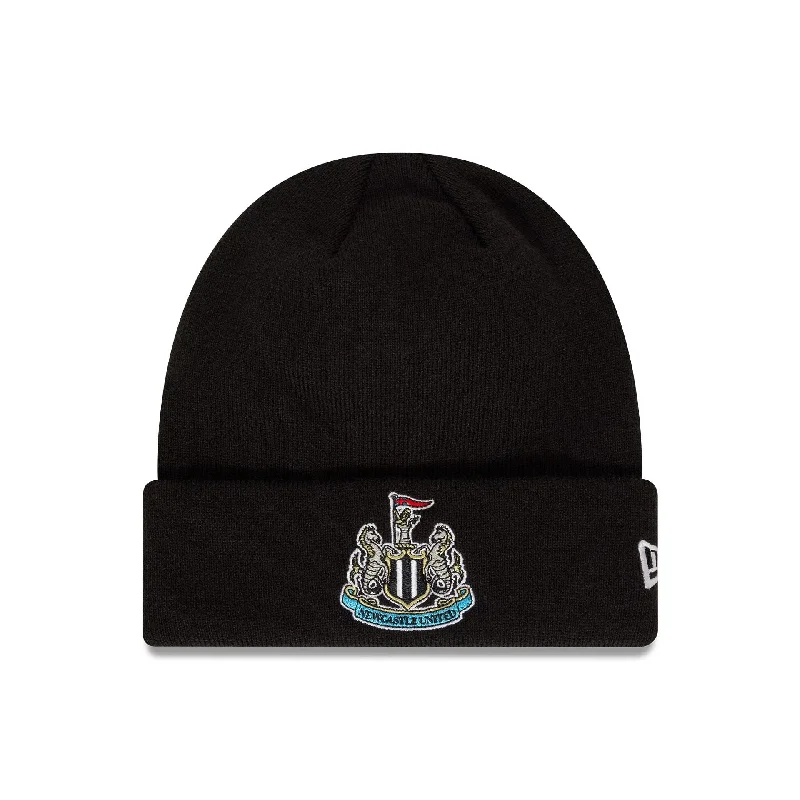 Newcastle United FC Core Black Cuff Knit Beanie Hat