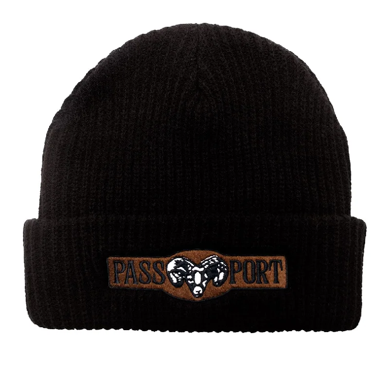 Pass~Port - Ram Beanie Black