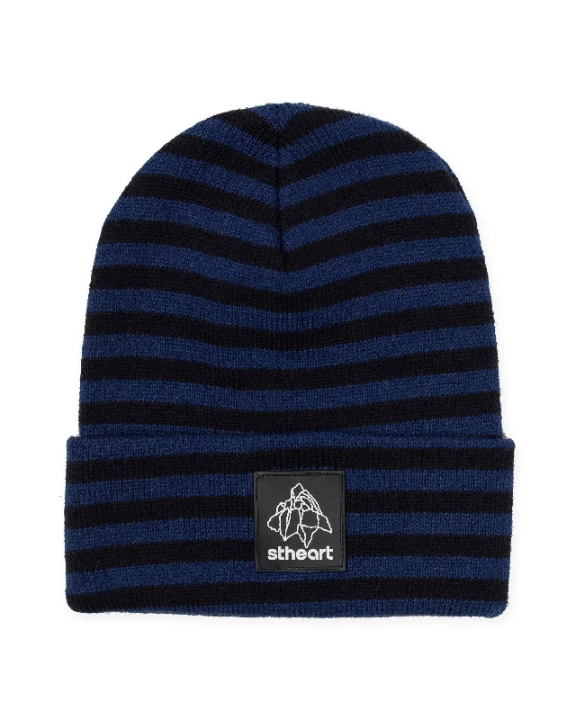 Rock Logo Beanie | Black/Blue