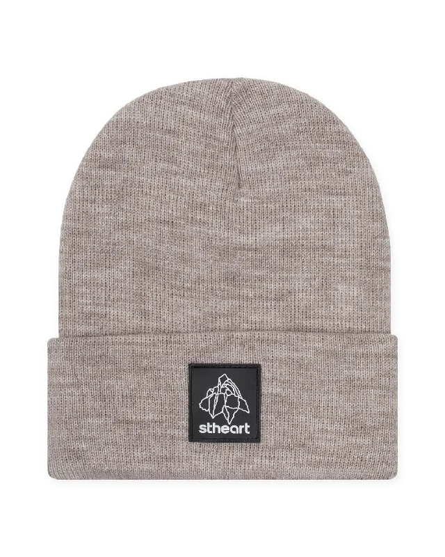 Rock Logo Beanie | Oat