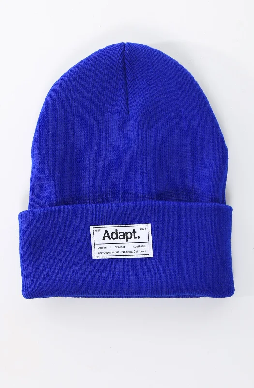 Shivan (Electric Blue Cuff Beanie)