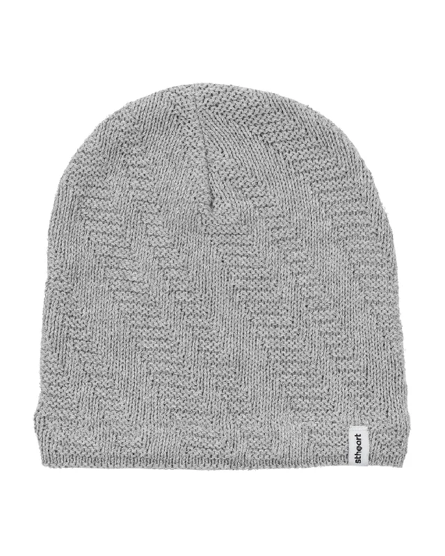 Staircase Slouch Beanie | Sport Grey