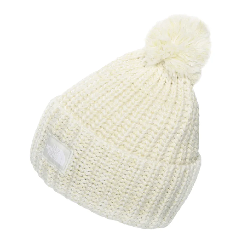 The North Face Hats Cozy Chunky Cabin Bobble Hat - Off White