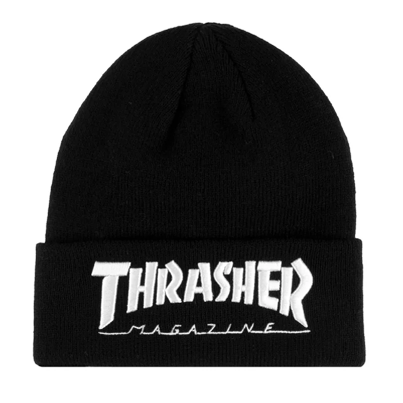 Thrasher - Embroidered Logo Beanie Black