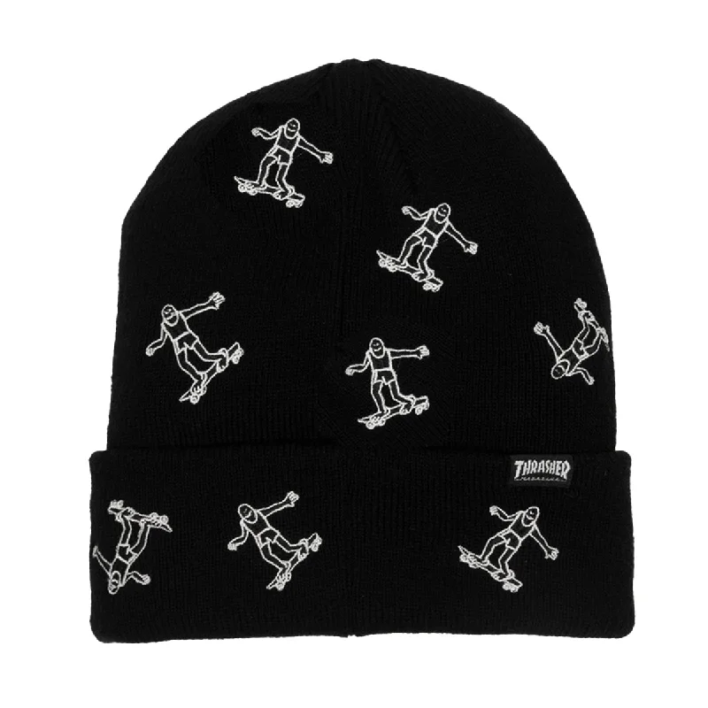 Thrasher - Gonz Pattern Beanie Black